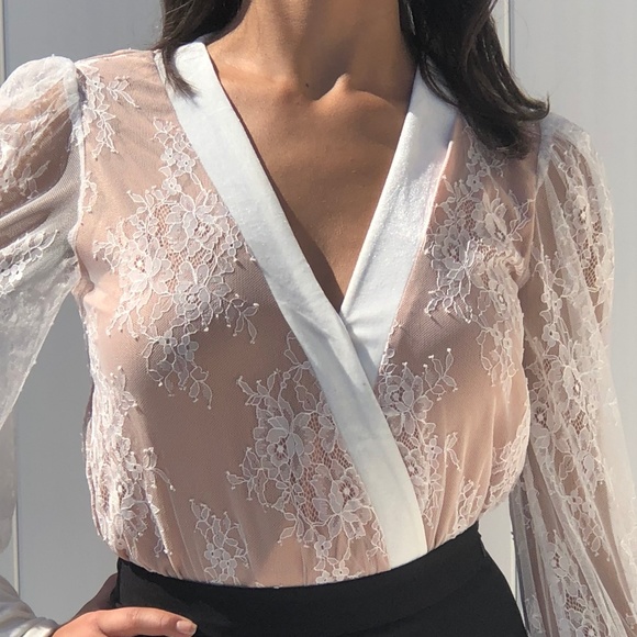 LACE BODYSUIT - Picture 3 of 8